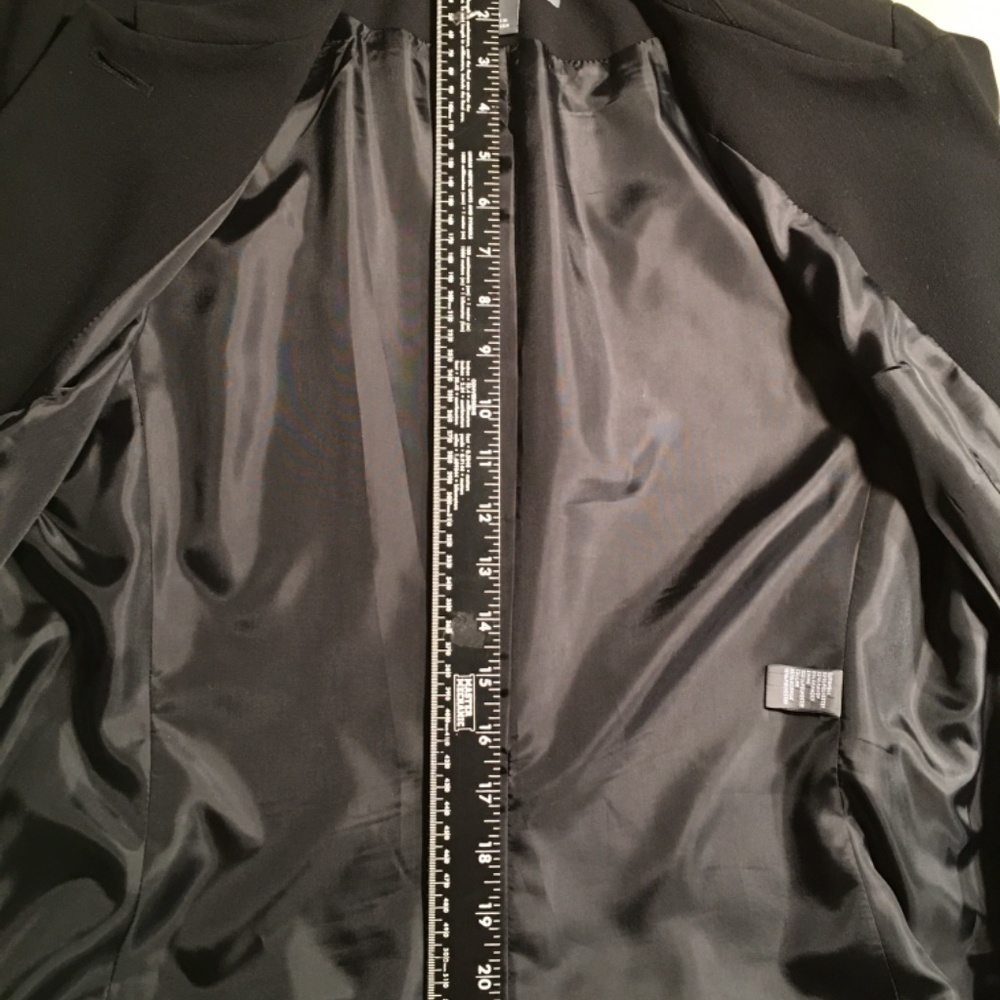 𝅺josephine CHAUS Career BLAZER/JACKET, Black, Pre-owned, Women’s Size 8 - Picture 5 of 10
